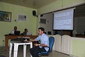 jornalista José Francisco ministrou dicas sobre redação - Foto: Alexandre Lima